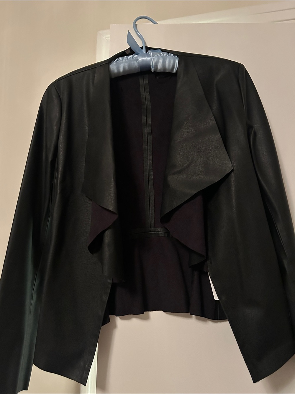 Zara Black Faux Leather jacket